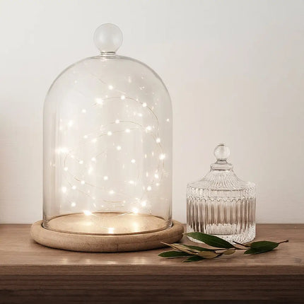 Battery Operated 40 Micro LED String Lights with Timer - 3 Colour Options