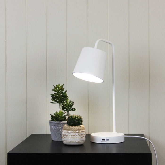 Oriel HENK - Desk Lamp with USB Socket