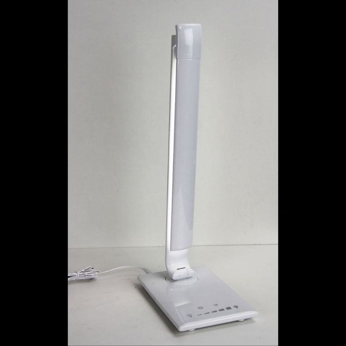 Oriel Luke 9W LED Desk Lamp - Touch Dimming & USB Charging