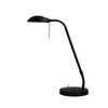 Adjustable black desk lamp with integrated LED and 4000K light.