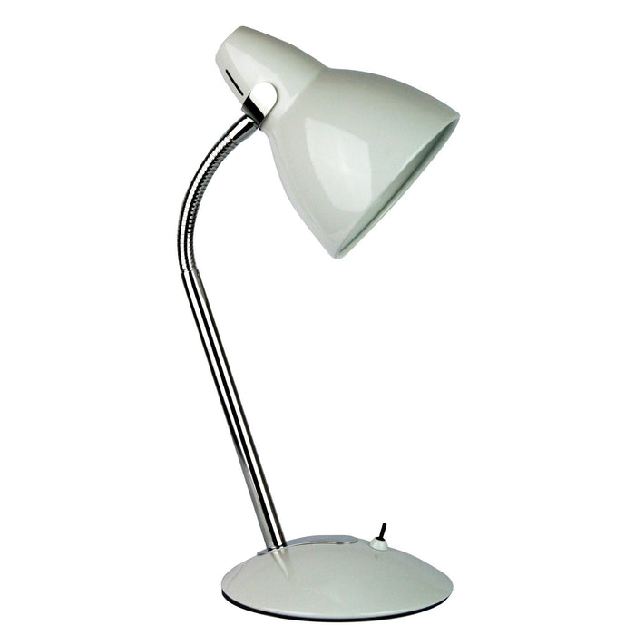 Oriel Trax Gooseneck Desk Lamp - Classic Metal Task Light