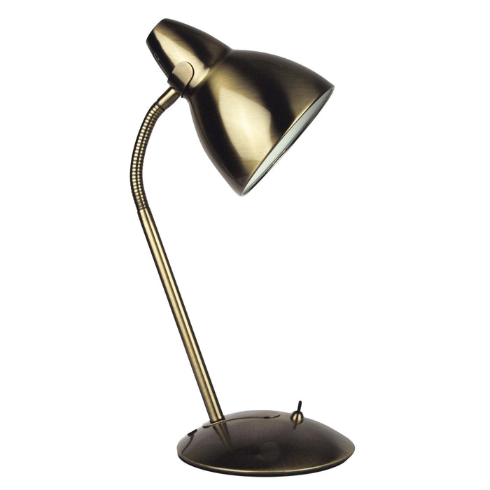 Oriel Trax Gooseneck Desk Lamp - Classic Metal Task Light