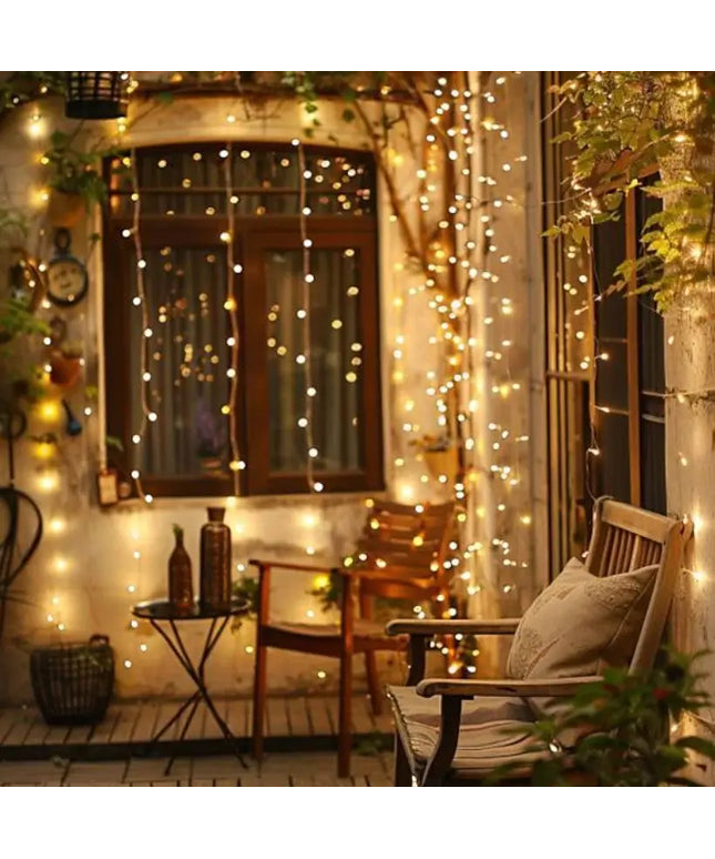 Battery Operated 40 Micro LED String Lights with Timer - 3 Colour Options