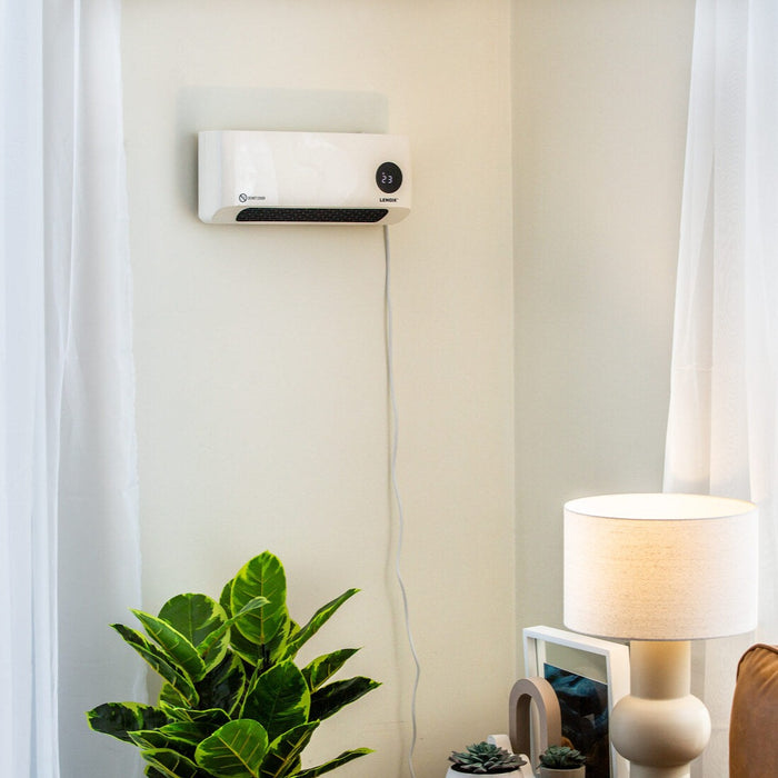 Lennox Wall-Mounted Heater & Fan with Remote Control