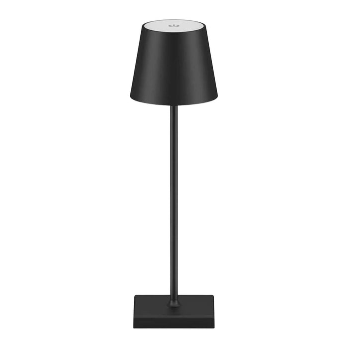 GOMINIMO Rechargeable Cordless Table Lamp with Stepless Dimming Brightness (Black) GO-CTL-100-BZ