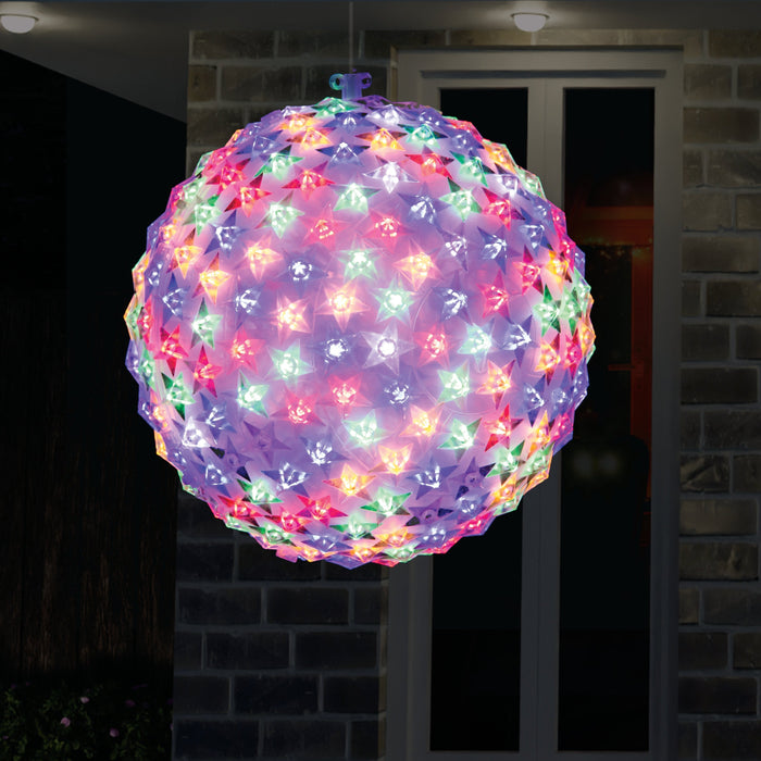 LED Star Ball 25cm Twinkle Multi-Color