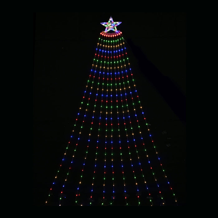 3.5M LED Flexwire Waterfall Star Light Multi-Color