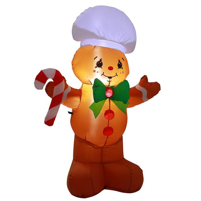 120cm Christmas Decoration Inflatable Gingerbread Man