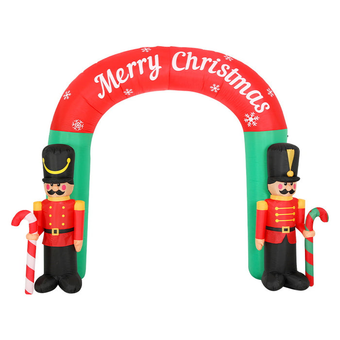 3M Christmas Inflatable Archwary Nutcracker Illuminated Decorations