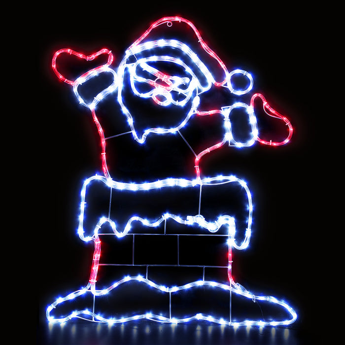 1M LED Santa Motif Christmas Lights Decoration