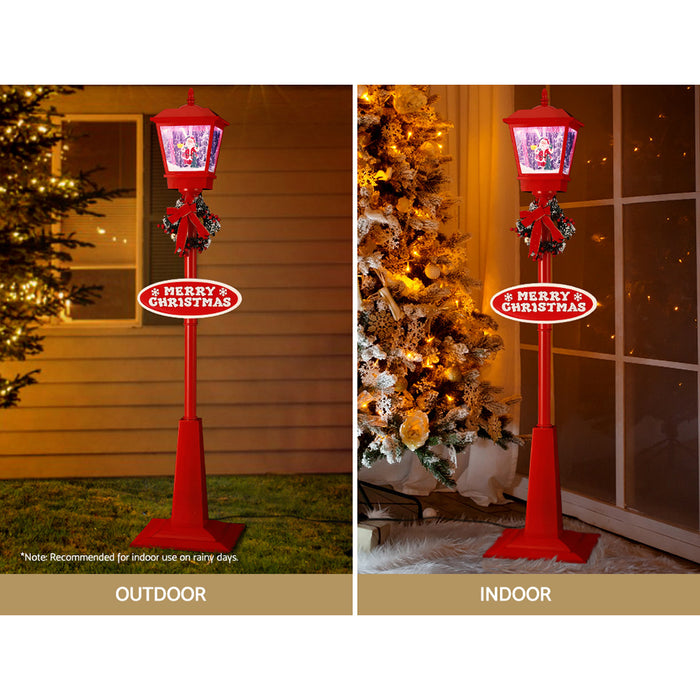 1.8M Musical Christmas Post Lamp LED Outdoor Decorations