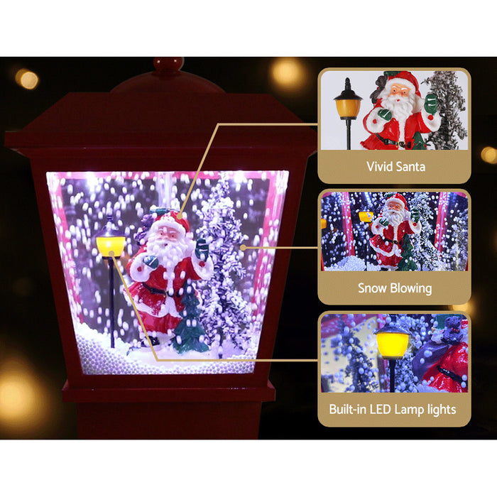 1.8M Musical Christmas Post Lamp LED Outdoor Decorations