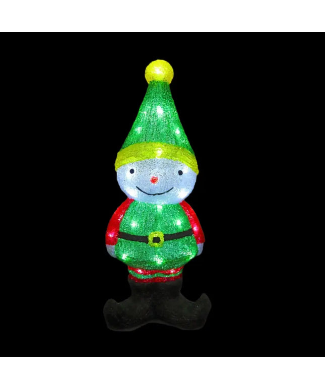 Acrylic Christmas Elf - H48cm-Christmas Figure-Lexi Lighting