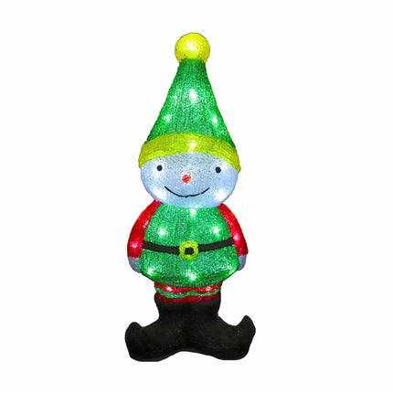 Acrylic Christmas Elf - H48cm - Christmas Figure