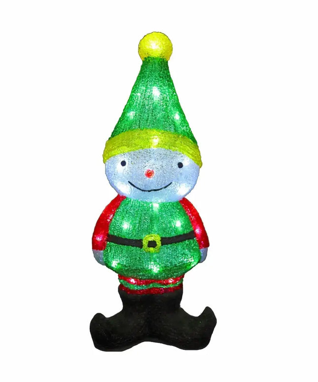 Acrylic Christmas Elf - H48cm - Christmas Figure