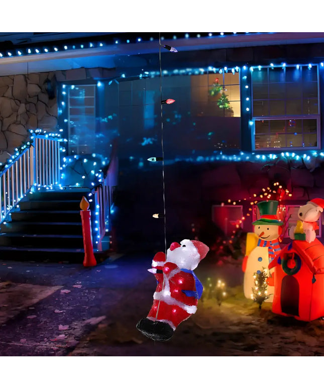 Acrylic Climbing Santa