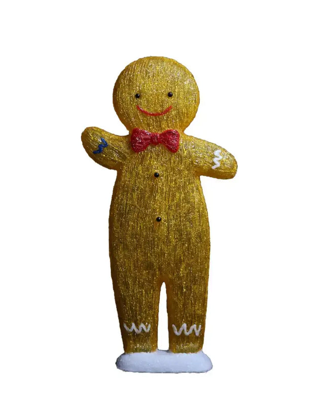 Acrylic Gingerbread Man - H100cm-Christmas Figure-Lexi Lighting