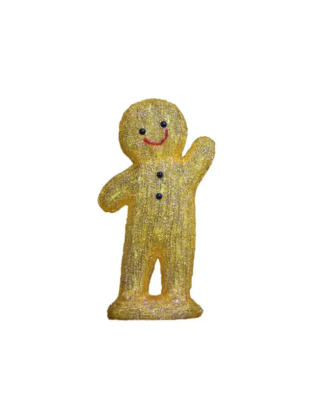 Acrylic Gingerbread Man - H40cm-Christmas Figure-Lexi Lighting