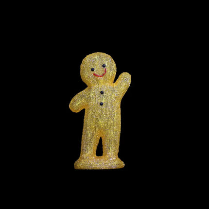 Acrylic Gingerbread Man - H40cm-Christmas Figure-Lexi Lighting