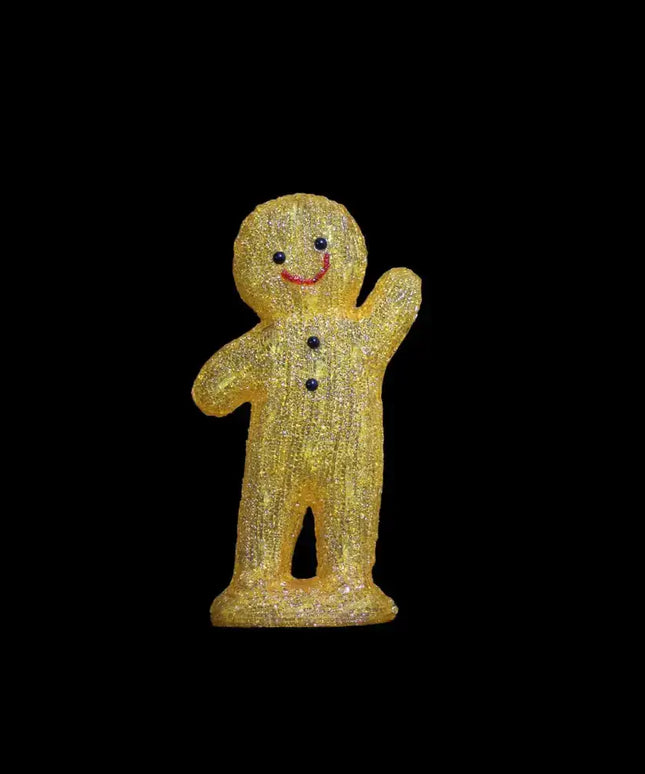 Acrylic Gingerbread Man - H40cm-Christmas Figure-Lexi Lighting