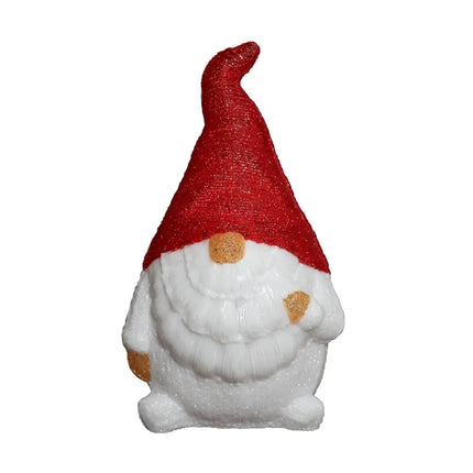 Acrylic Red Santa Gonk - H50cm-Christmas Figure-Lexi Lighting