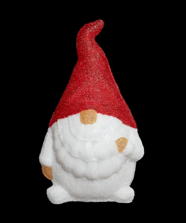 Acrylic Red Santa Gonk - H50cm-Christmas Figure-Lexi Lighting