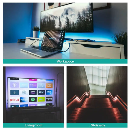 activiva 5m IP65 Smart RGB & Warm White LED Strip Lights - Occasions > Lights