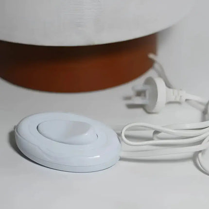 Ailsa 2 Light Linen Floor Lamp White - LL-27-0204-Floor Lamps-Lexi Lighting