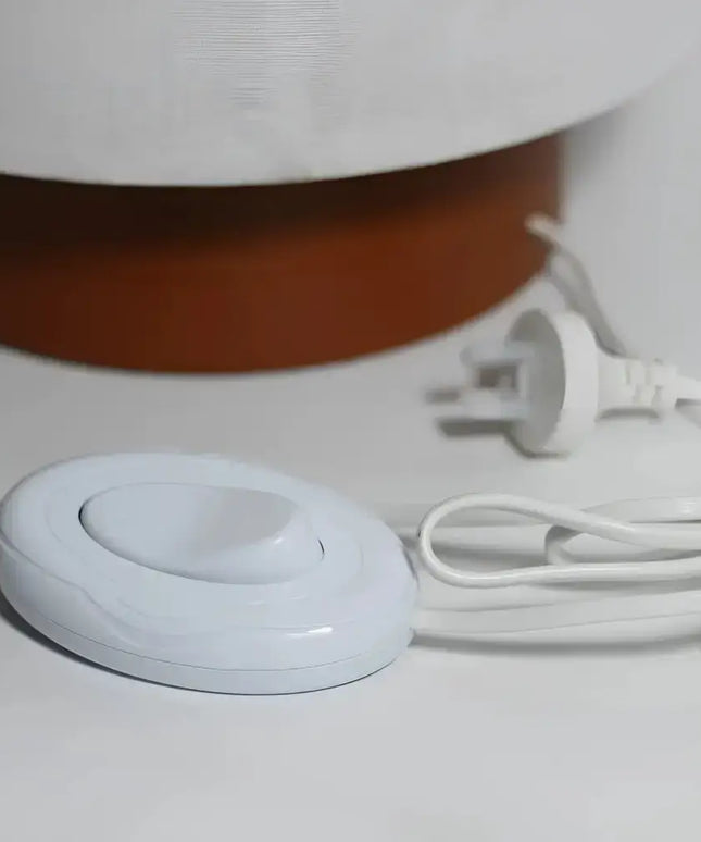 Ailsa 2 Light Linen Floor Lamp White - LL-27-0204-Floor Lamps-Lexi Lighting