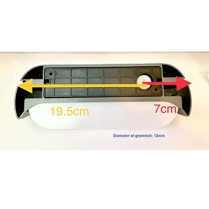 Aken 13W LED Exterior Surface Mounted Wall Light White - AKEN2-Exterior Wall Lights-CLA Lighting