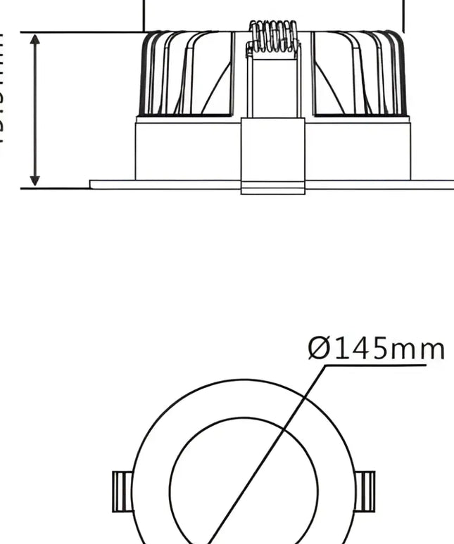 3A Lighting 18W Led Downlight (DL2018/WH/TC) 3A, LED Downlight, 3a-lighting-18w-led-downlight-dl2018-wh-tc