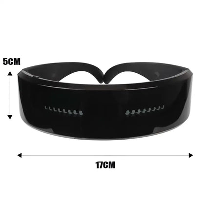 DIY Shining Electronic Futuristic Eyewear Glow The Dark Bluetooth LED Luminous Glasses