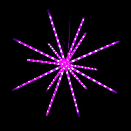 Purple LED Starburst Decoration for App Controlled LED Lightshow Meteor Light 58cm
