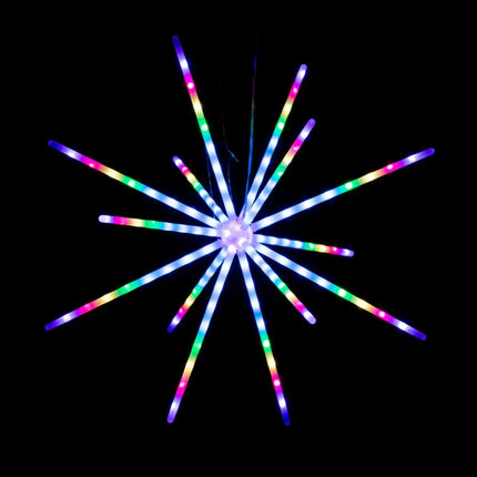 Starburst-shaped LED light fixture from App Controlled LED Lightshow Meteor Light 58cm