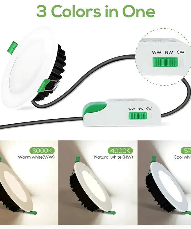 13W Tri-Colour Dimmable LED Downlight | 90mm Cut Out | Kakadu Pro