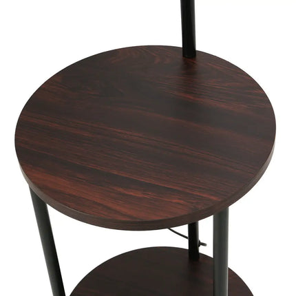 Artiss Floor Lamp 2 Tier Shelf Storage LED Light Stand Home Room Adjustable Head - Home & Garden > Lighting > Floor