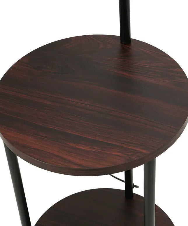 Artiss Floor Lamp 2 Tier Shelf Storage LED Light Stand Home Room Adjustable Head - Home & Garden > Lighting > Floor