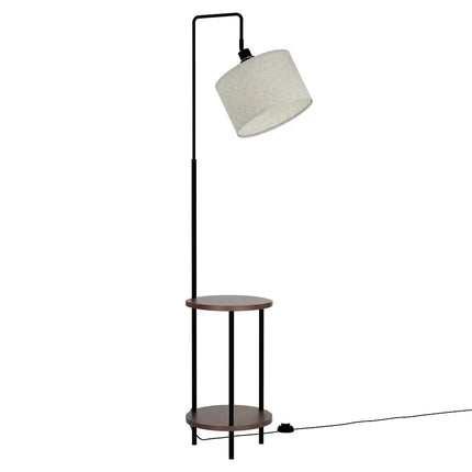 Artiss Floor Lamp 2 Tier Shelf Storage LED Light Stand Home Room Adjustable Head - Home & Garden > Lighting > Floor