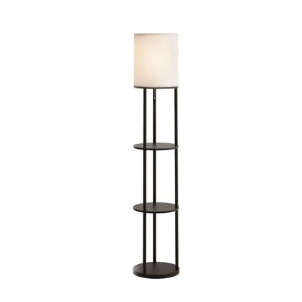Artiss Floor Lamp 3 Tier Shelf Storage LED Light Stand Home Room Vintage Round - Home & Garden > Lighting > Floor Lamps