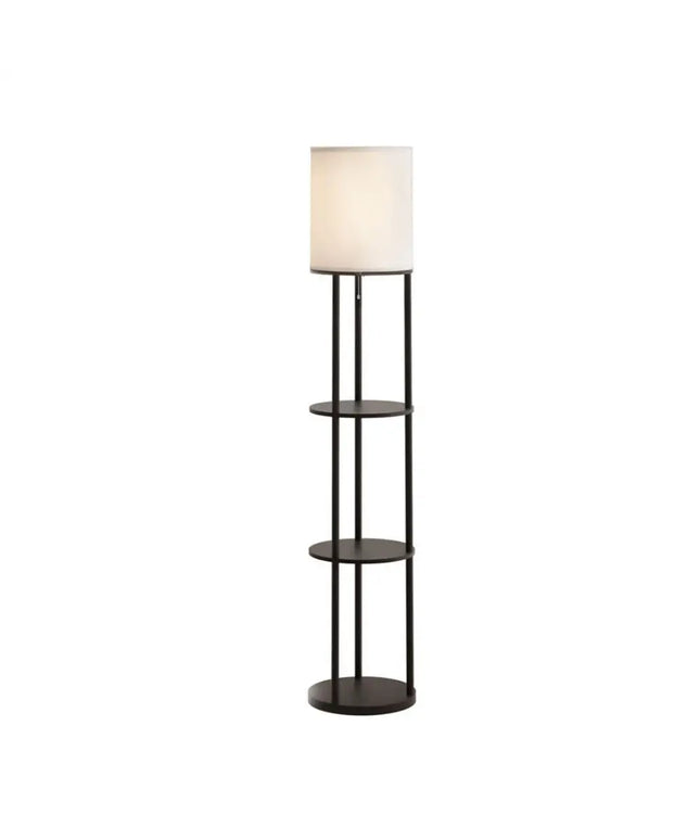 Artiss Floor Lamp 3 Tier Shelf Storage LED Light Stand Home Room Vintage Round - Home & Garden > Lighting > Floor Lamps