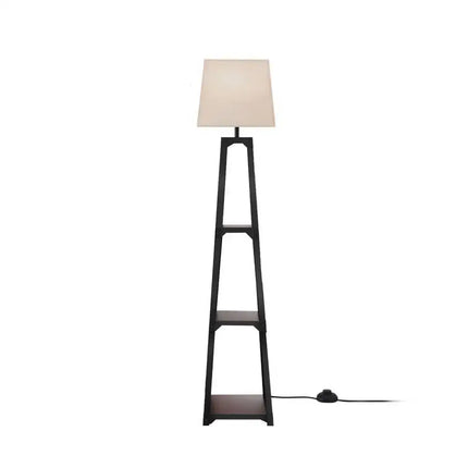 Artiss Floor Lamp 3 Tier Shelf Storage LED Light Stand Home Room Vintage White - Home & Garden > Lighting > Floor Lamps