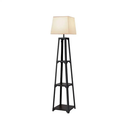 Artiss Floor Lamp 3 Tier Shelf Storage LED Light Stand Home Room Vintage White - Home & Garden > Lighting > Floor Lamps