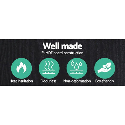 Artiss Floor Lamp 3 Tier Shelf Storage LED Light Stand Home Room Pattern Black - Home & Garden > Lighting > Floor Lamps