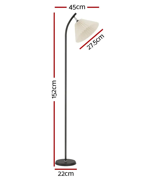 Artiss Floor Lamp LED Light Stand with dimensions for modern home and office use
