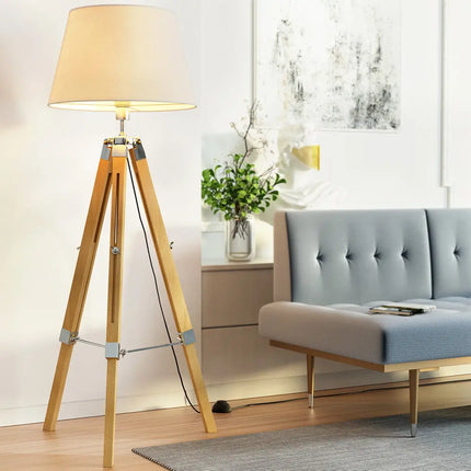 Artiss Tripod Floor Lamp Adjustable Height LED Light Stand Home Room Reading - Home & Garden > Lighting > Floor Lamps