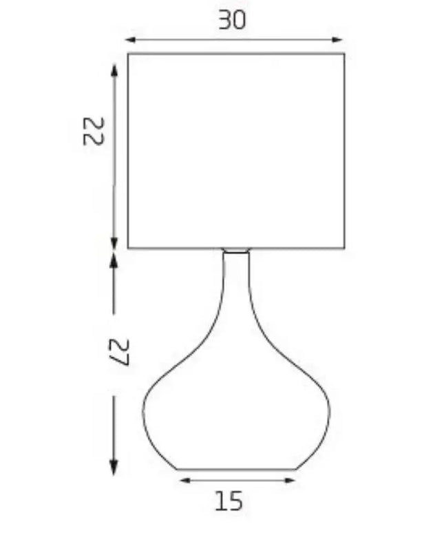 Lexi ATLEY - Touch Table Lamp-TABLE LAMPS-Lexi Lighting