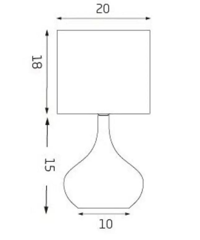Lexi ATLEY - Touch Table Lamp-TABLE LAMPS-Lexi Lighting