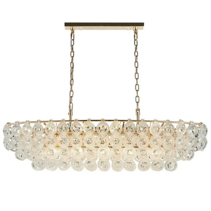 Vela Sophisticated Prism Glass Chandelier - Pendant Light