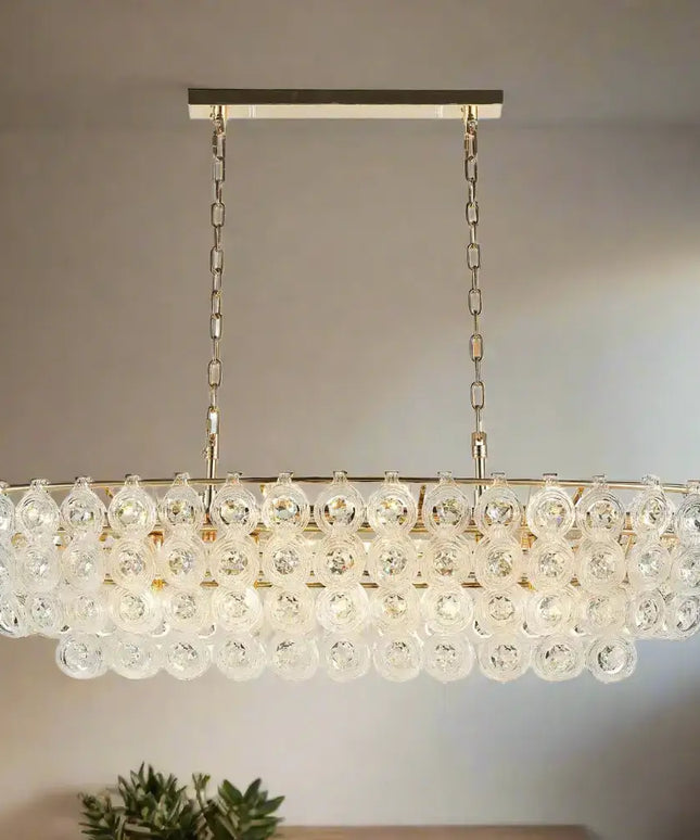 Vela Sophisticated Prism Glass Chandelier - Home & Garden > Lighting > Ceiling Lights