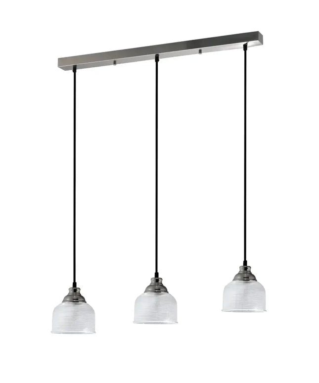 Aviva 3 Light Pendant Satin Chrome - LL002PL104-Island Pendant Lights-Lexi Lighting